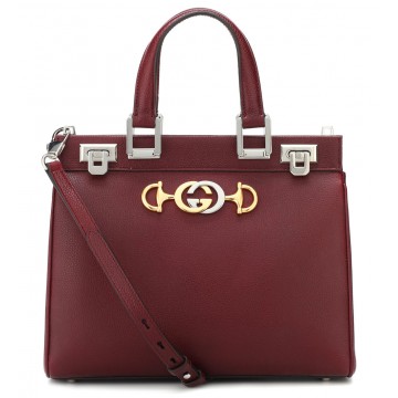 Zumi Small leather tote Red P00378196