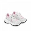 Louis Vuitton LV Run 55 Sneaker Monogram Flowers Pink 1ABVI8
