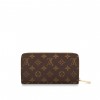 Louis Vuitton Monogram M42616 Zippy Wallet