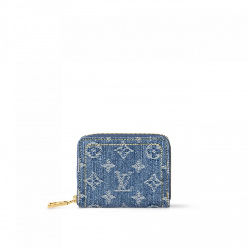 Louis Vuitton M82957 Zippy Coin Purse Denim Blue