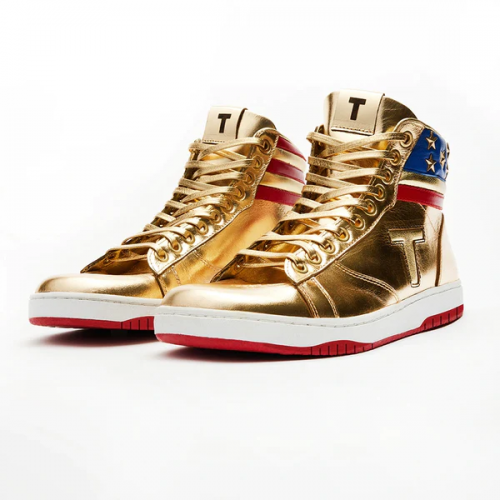 The Never Surrender High-Tops Limited Edition Sneakers Trump-branded sneakers