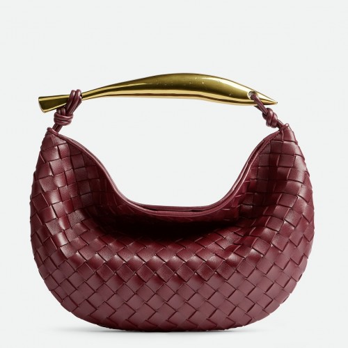 Bottega Veneta Sardine Small Bag In Barolo Intrecciato Lambskin Bottega Veneta Sardine Small Bag In Barolo Intrecciato Lambskin