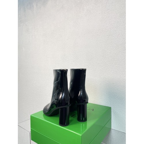 Bottega Veneta Atomic Ankle Boots In Black Lambskin Bottega Veneta Atomic Ankle Boots In Black Lambskin