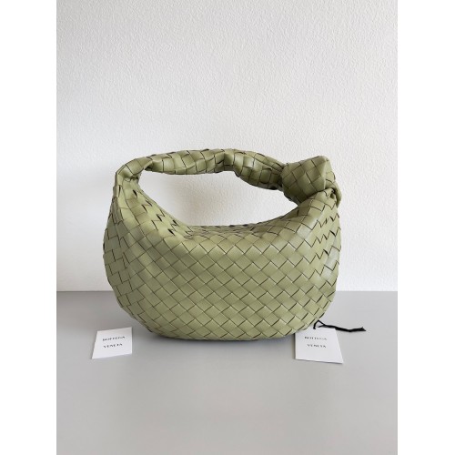 Bottega Veneta BV Jodie Teen Bag In Travertine Intrecciato Lambskin Bottega Veneta BV Jodie Teen Bag In Travertine Intrecciato Lambskin