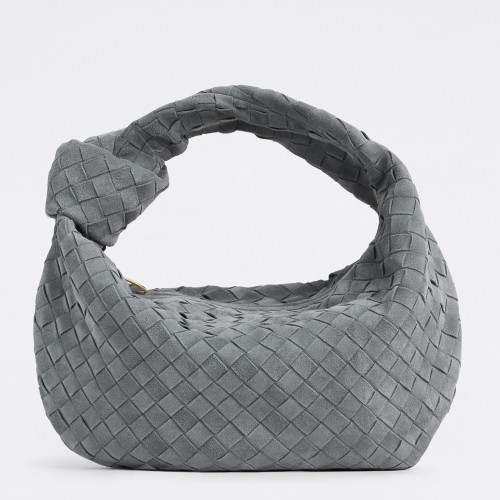 Bottega Veneta BV Jodie Teen Bag In Thunder Suede Calfskin Bottega Veneta BV Jodie Teen Bag In Thunder Suede Calfskin