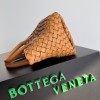 Bottega Veneta Cabat Mini Bag In Caramel Intrecciato Lambskin
