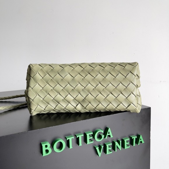 Bottega Veneta Small Andiamo Bag In Travertine Intrecciato Lambskin Bottega Veneta Small Andiamo Bag In Travertine Intrecciato Lambskin