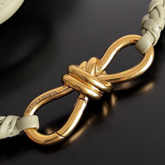 Bottega Veneta Small Andiamo Bag In Travertine Intrecciato Lambskin Bottega Veneta Small Andiamo Bag In Travertine Intrecciato Lambskin