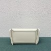 Celine Belt Nano Bag In White Grained Calfskin