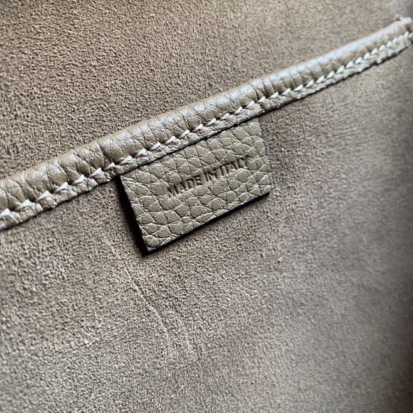 Celine Nano Luggage Tote Bag In Souris Drummed Calfskin Celine Nano Luggage Tote Bag In Souris Drummed Calfskin