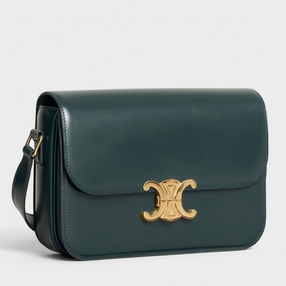 Celine Triomphe Medium Bag In Amazone Smooth Calfskin Celine Triomphe Medium Bag In Amazone Smooth Calfskin