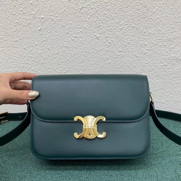 Celine Triomphe Medium Bag In Amazone Smooth Calfskin Celine Triomphe Medium Bag In Amazone Smooth Calfskin