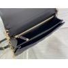 Dior Miss Dior Top Handle Bag in Black Cannage Lambskin