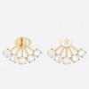 Dior Tribales Earrings In Gold Metal Pearls and Crystals