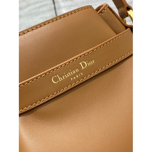 Dior C'est Medium Bag in Brown Saddle Calfskin Dior C'est Medium Bag in Brown Saddle Calfskin
