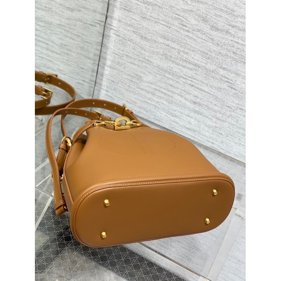 Dior C'est Medium Bag in Brown Saddle Calfskin Dior C'est Medium Bag in Brown Saddle Calfskin
