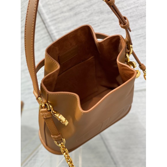 Dior C'est Medium Bag in Brown Saddle Calfskin Dior C'est Medium Bag in Brown Saddle Calfskin