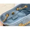 Dior Ammi Small Bag in Blue Macrocannage Lambskin