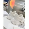 Dior D-Wander Sneakers In White Camouflage Technical Fabric