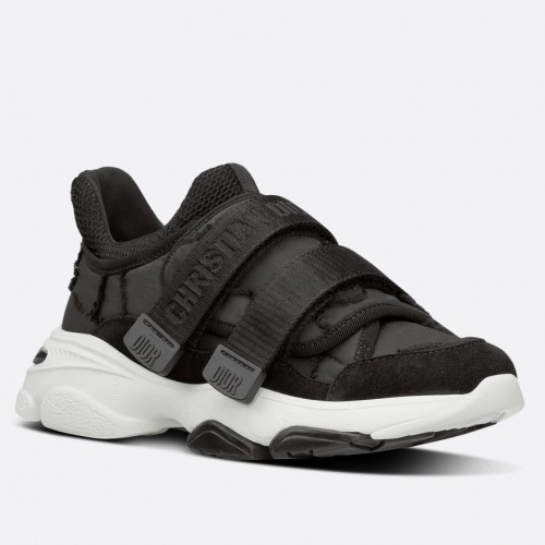Dior D-Wander Sneakers In Black Camouflage Technical Fabric Dior D-Wander Sneakers In Black Camouflage Technical Fabric