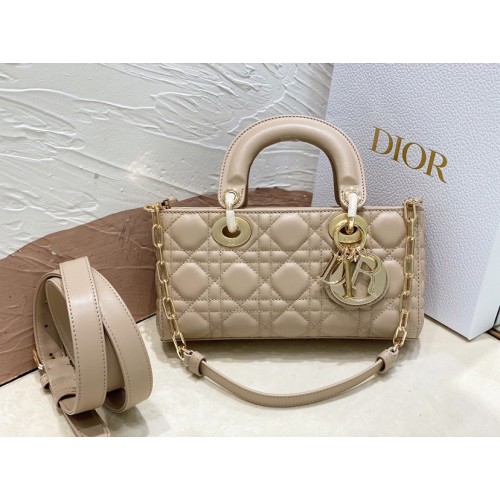 Dior Lady D-Joy Small Bag In Hazelnut Cannage Lambskin Dior Lady D-Joy Small Bag In Hazelnut Cannage Lambskin