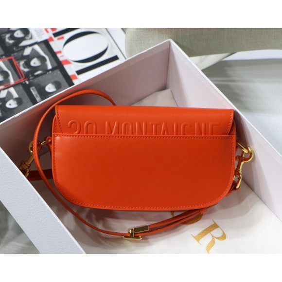 Dior Bobby East-West Bag In Orange Box Calfskin Dior Bobby East-West Bag In Orange Box Calfskin