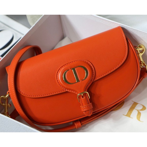 Dior Bobby East-West Bag In Orange Box Calfskin Dior Bobby East-West Bag In Orange Box Calfskin