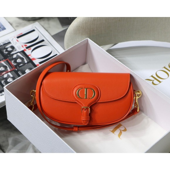 Dior Bobby East-West Bag In Orange Box Calfskin Dior Bobby East-West Bag In Orange Box Calfskin