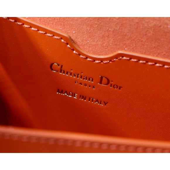 Dior Bobby East-West Bag In Orange Box Calfskin Dior Bobby East-West Bag In Orange Box Calfskin