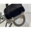 Dior Lady Dior Medium Bag in Noir Grained Calfskin
