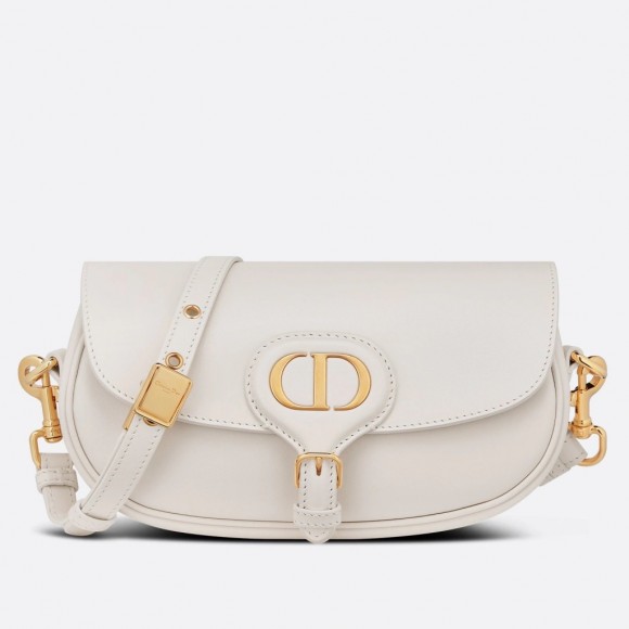 Dior Bobby East-West Bag In White Box Calfskin Dior Bobby East-West Bag In White Box Calfskin