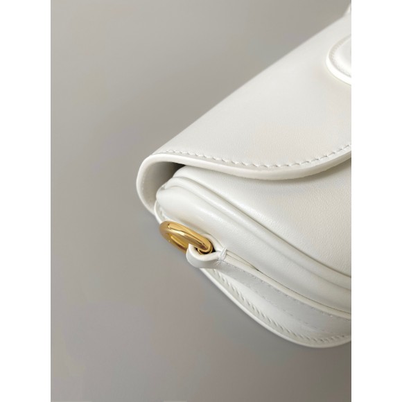 Dior Bobby East-West Bag In White Box Calfskin Dior Bobby East-West Bag In White Box Calfskin