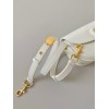 Dior Bobby East-West Bag In White Box Calfskin