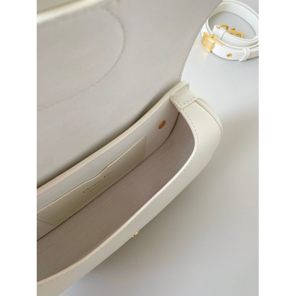 Dior Bobby East-West Bag In White Box Calfskin Dior Bobby East-West Bag In White Box Calfskin