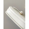 Dior Bobby East-West Bag In White Box Calfskin