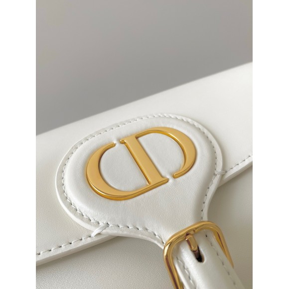 Dior Bobby East-West Bag In White Box Calfskin Dior Bobby East-West Bag In White Box Calfskin