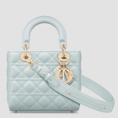 Dior Small Lady Dior My ABCDior Bag in Placid Blue Lambskin Dior Small Lady Dior My ABCDior Bag in Placid Blue Lambskin