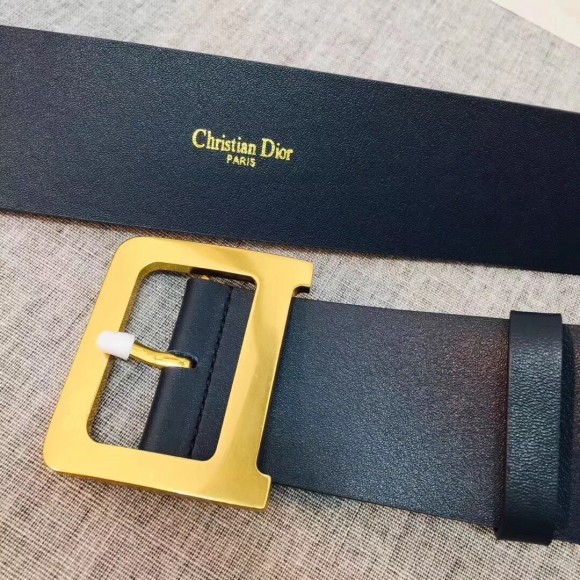 Dior Diorquake 35MM Belt In Black Calfskin Dior Diorquake 35MM Belt In Black Calfskin