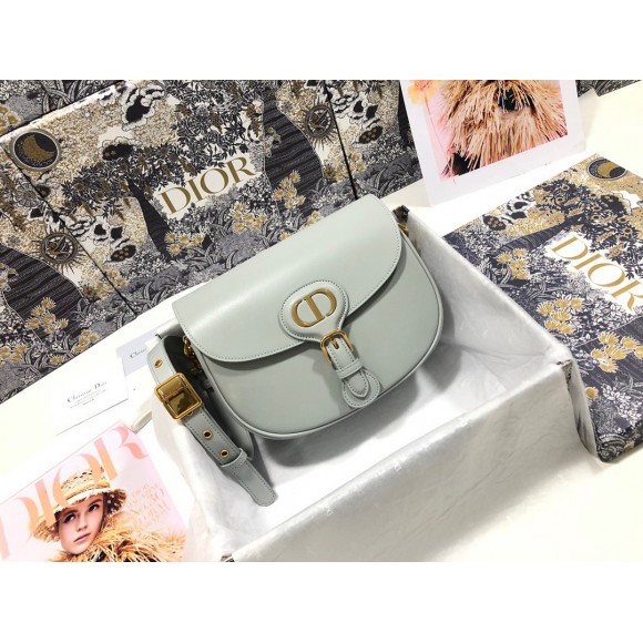 Dior Bobby Medium Bag In Grey Box Calfskin Dior Bobby Medium Bag In Grey Box Calfskin