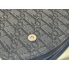 Dior Men's Saddle Pouch in Black Dior Oblique Jacquard