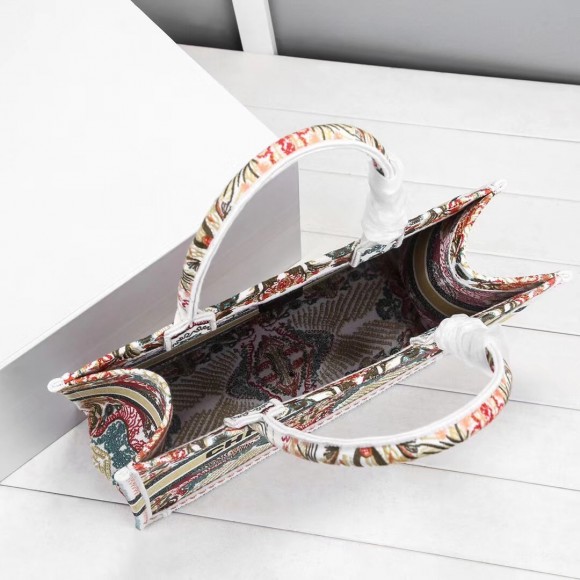 Dior Medium Book Tote Bag In Heart Lights Dior Embroidery Dior Medium Book Tote Bag In Heart Lights Dior Embroidery