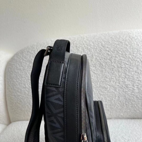 Dior Mini Rider Sling Bag In Black CD Diamond Canvas Dior Mini Rider Sling Bag In Black CD Diamond Canvas