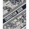 Dior Small Book Tote Bag In White Toile de Jouy Zodiac Embroidery