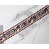 Dior Shoulder Strap in Multicolored Embroidery Canvas with Medallions
