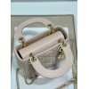 Dior Lady Dior Mini Bag with Chain in Powder Cannage Lambskin