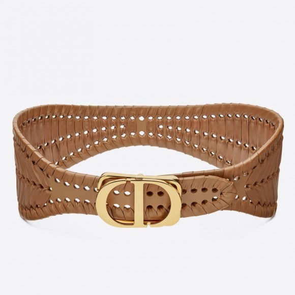 Dior 30 Montaigne 40MM Belt In Camel Calfskin Dior 30 Montaigne 40MM Belt In Camel Calfskin