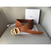Dior 30 Montaigne 40MM Belt In Camel Calfskin