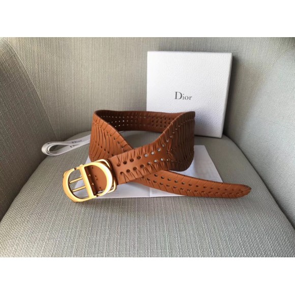 Dior 30 Montaigne 40MM Belt In Camel Calfskin Dior 30 Montaigne 40MM Belt In Camel Calfskin