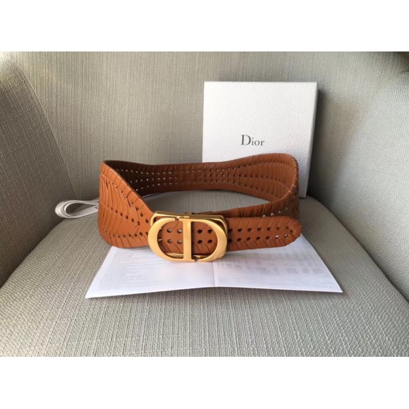 Dior 30 Montaigne 40MM Belt In Camel Calfskin Dior 30 Montaigne 40MM Belt In Camel Calfskin