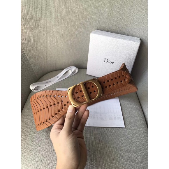 Dior 30 Montaigne 40MM Belt In Camel Calfskin Dior 30 Montaigne 40MM Belt In Camel Calfskin